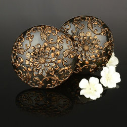 2 Colors QYN08 Curtain Tieback Holdbacks in Brown Color - Window Treatment Accessories
