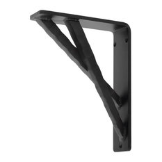 Torches Wrought Iron Corbel, 2", 6x8, Black