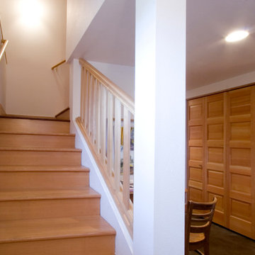 This bright, roomy basement replaced a dark, moist dungeon of a basement!