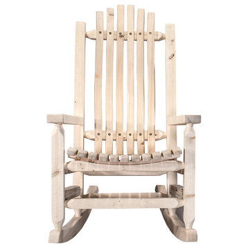 Montana Woodworks Homestead Transitional Wood Adult Rocker in Natural