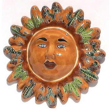 Desert Talavera Ceramic Sun Face