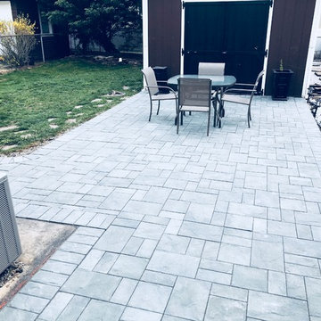 Ledgestone Slate Paver Patio