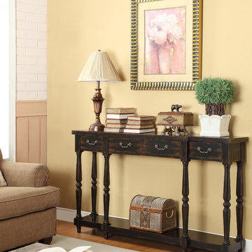 Apperson Black Console Table