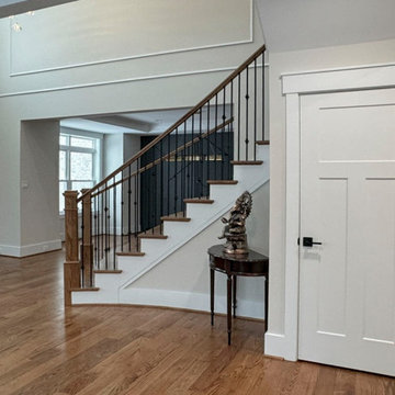 Project #117 | Custom Twist on a Classic L-Shaped Stair