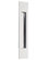 Emtek 220310 10" Tall Rectangular Flush Door Pull, Satin Nickel