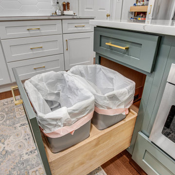 Transitional Two Finish Kitchen Remodel Woodbridge, VA | Reico
