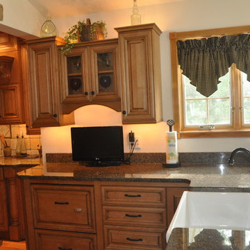 Tin Ceiling Farm Kitchen Make-Over