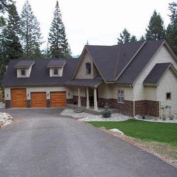 Approaching the Lake View Home