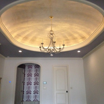 Dome Ceiling w/ Silver Leaf