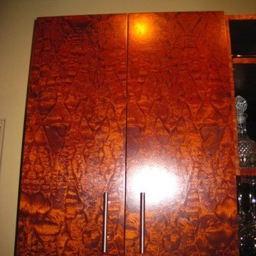 Exotic Chenille Mahogany Wet Bar