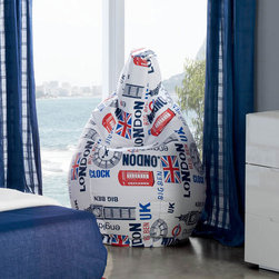 London Modern Pouf Pera - Footstools And Ottomans