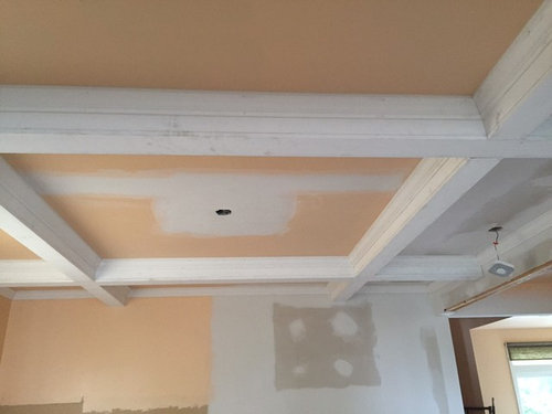 Coffered Ceiling Paint Sheen And Color
