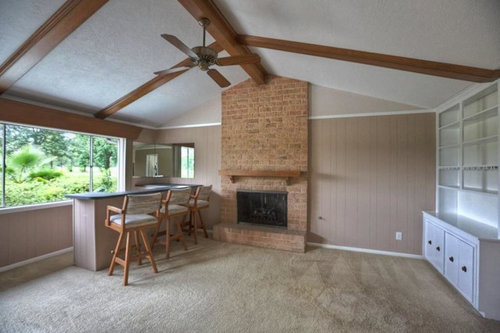 Vaulted Brick Fireplace Suggestions