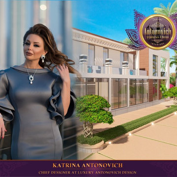 The exterior design from Luxury Antonovich Design