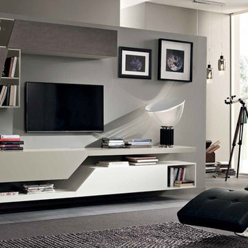 Modern Italian Wall Unit Exential T10 by SPAR