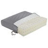 Fadesafe Rectangle Chaise Seat Quilted Lounge Cushion, Gray, 80"x26"x3"