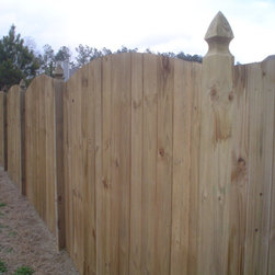 wood fences - Home Fencing And Gates