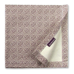 Tsuba Dub Dinner Napkin-Plum - Dinnerware