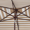 Safavieh Athens 6.5 x 10 Rectangle Umbrella, Beige