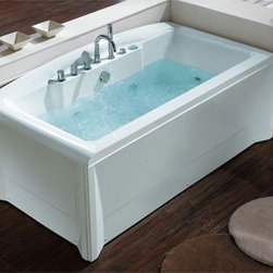 FontanaShowers Surf Hydromassage Bathtub - Bathtubs