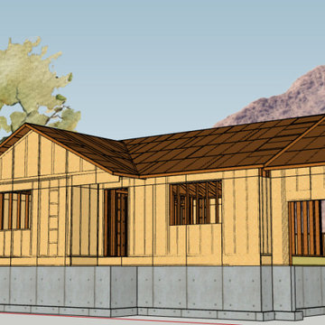 Framing Process of Small Cabin