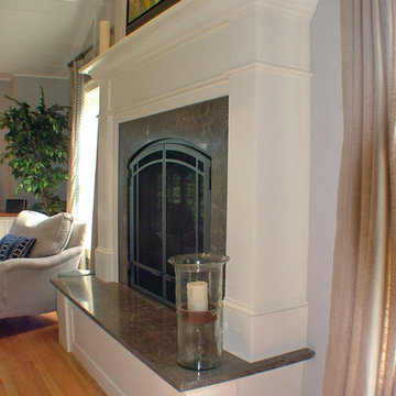 Oceanside Addition Mantel detail 2