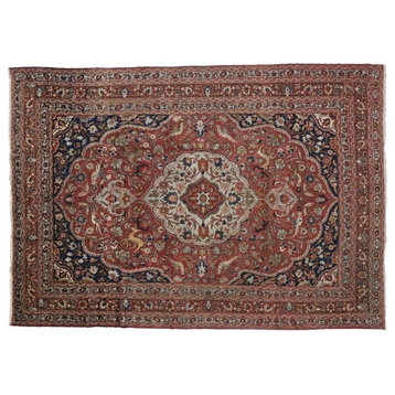 Antique Persian Tabriz Rug, 09'00 X 13'00
