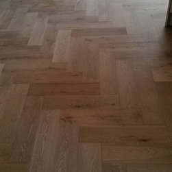 Oversize engineered smoked oak parquet - Products