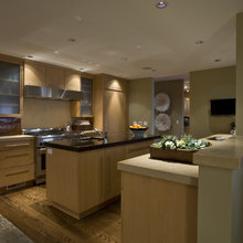 dark wood kitchens