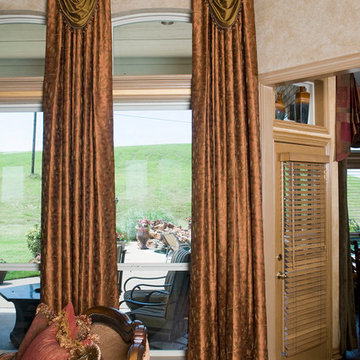 DRAPERIES - WINDOW TREATMENTS - FUN WITH FABRIC -  DECORATING DEN