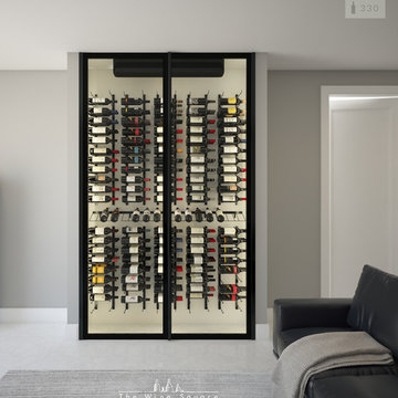 CAVEA- First Engineered Glass Wall for Wine Cellar