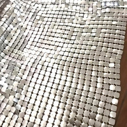10mm silver metal mesh - Curtains
