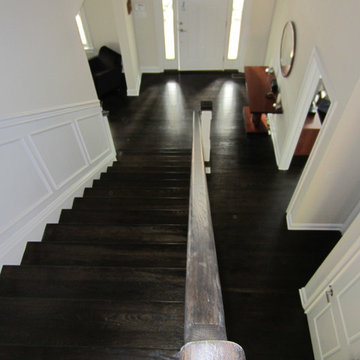 East Hampton new construction - Red Oak stained Ebony