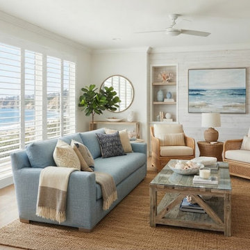Custom White Plantation Shutters for Sliding Glass Doors