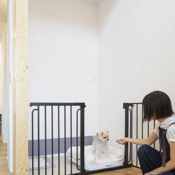 全館空調搭載!吹抜けと家事楽L字・8の字動線が大活躍する愛犬と暮らすキャノピー型ガレージハウス