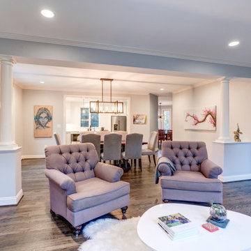 Contemporary Whole Home Renovation in Chevy Chase, MD.