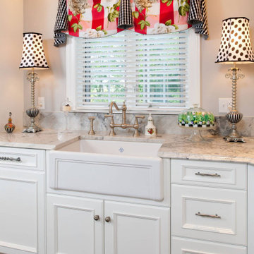 Traditional White Painted Kitchen - Cuvee Kitchen Designs