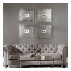 Uttermost Historical Buildings 4-Piece Framed Art Set, 23.13"x21.13"