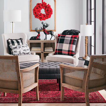 Pattern Play Holiday Living Room Decor Collection