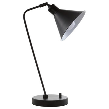 Safavieh Vance Table Lamp With USB Port Black