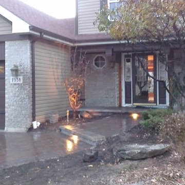 Itrich Driveway and Front Entry