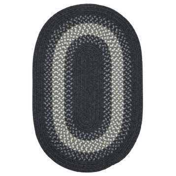 Colonial Mills Rug North Ridge Charcoal Round