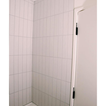 Coastal White Bathroom Design and Build