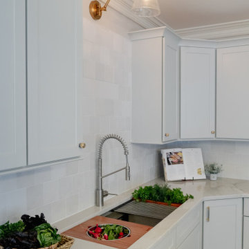Classic design details with a modern sink
