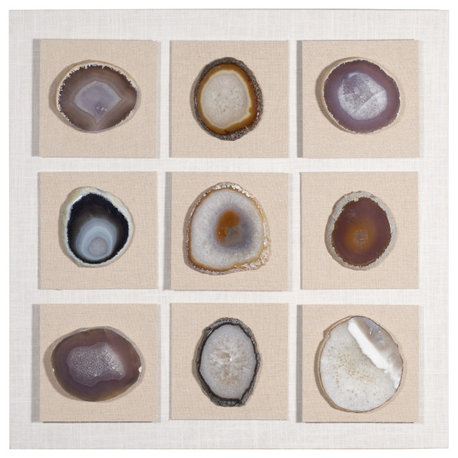 Assorted Agate Slice  Wall Décor