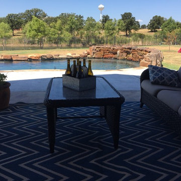 The complete outdoor scene with tranquil sounds