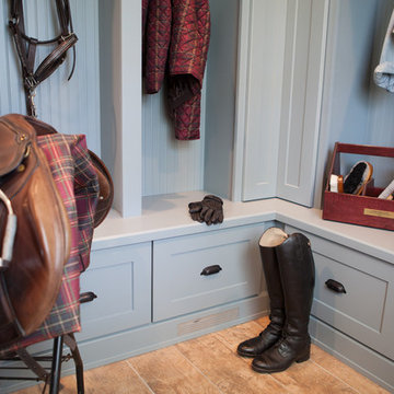 Equestrian Mudroom in Barrington Hills