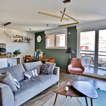 Intérieur scandi-vintage - Photo après