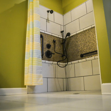 Wheelchair accessible bathroom