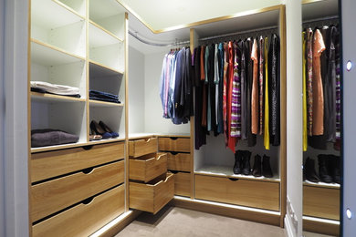 Inspiration for a modern wardrobe in Sussex.